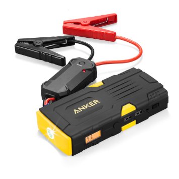 Anker PowerCore Jump Starter 600 High 600A Peak Current Car Battery Jump Starter and 15000mAh Portable Charger with Built-in Flashlight and Safety Protection Perfect for 5L Gas and 3L Diesel Engines