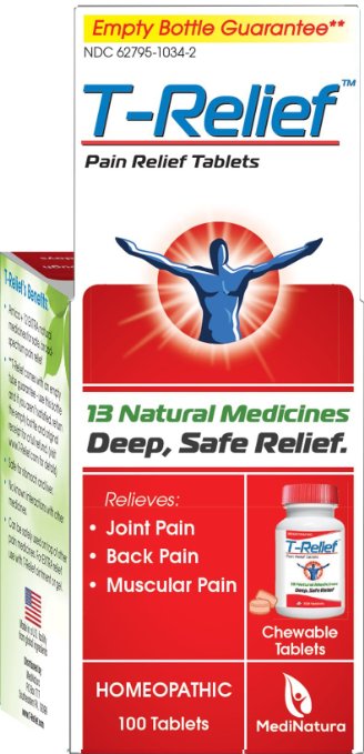 T-Relief Arthritis Pain Relief,  100 Tablets