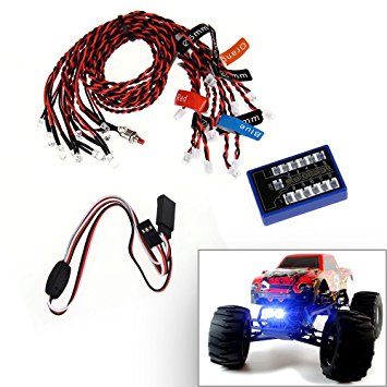 SUNDERPOWER RC Flashing LED Lighting Kit for Scale Cars and Trucks