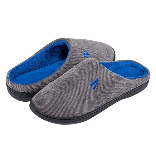 Apolter Mens Womens Slippers Comfort Memory Foam House Slippers Warm Slip-on for Indoor & Outdoor