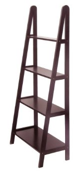 Winsome Wood 4-Tier A-Frame Shelf, Espresso