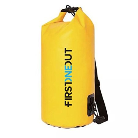 10 Liter Waterproof Dry Bag - Adjustable Shoulder Strap Compression Bag for Kayaking Beach Rafting Boating Hiking Camping and Fishing
