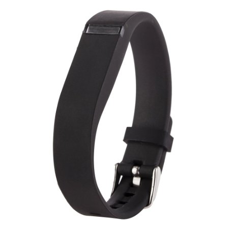 Greatfine strap Replacement Bands With Chrome Watch Clasp, for Fitbit Flex Color Bands, Accessory Band to All Sizes