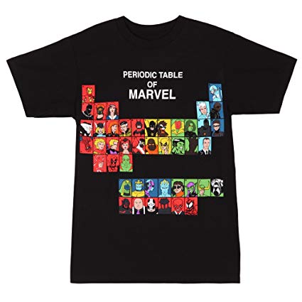 Marvel Periodic Table Of T-Shirt