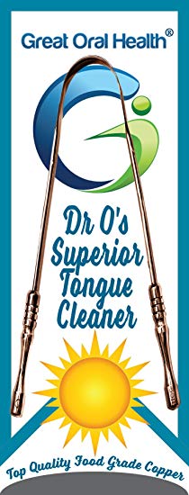 Copper Tongue Scraper ~ Stocking Stuffer ~ Copper Tongue Cleaner ~ Holistic Dentist Developed ~ 83 Page eBook Included