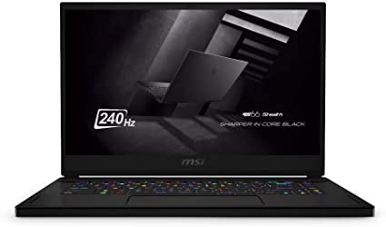 MSI GS66 Stealth 10SE-040 - 15.6 Inch Full HD 240hz Gaming Laptop, Intel Core i7-10750H, NVIDIA GeForce RTX 2060 6 GB, 16 GB, 512 GB NVMe SSD, Windows 10 Home