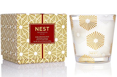 NEST Fragrances 3-Wick Candle- Birchwood Pine , 21.2 oz