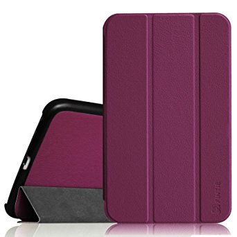 Fintie Samsung Galaxy Tab 4 7.0 Case - Ultra Lightweight Protective Slim Shell Stand Cover for Samsung Tab 4 7.0(7-Inch) Tablet (WILL NOT Fit Samsung Galaxy Tab A 7.0), Purple