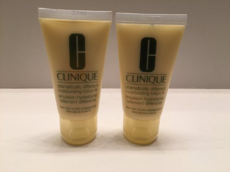 Clinique Dramatically Different Moisturizing Lotion Set of Two 1 Oz 2 Oz