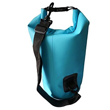 Roll Top Dry Bag - Waterproof Bag for Kayaking, Swimming, Boating, Camping, and the Beach - Air Tight - 10L