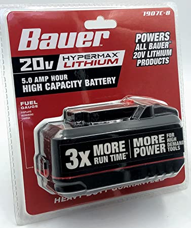 5.0 Amp Hour High Capacity Battery by Bauer