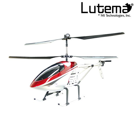 Lutema Large 3.5CH Remote Control Helicopter, Red