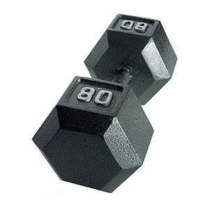 CAP Barbell Solid Hex Dumbbell, Single