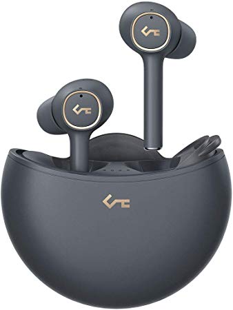 Key Series Active Noise Cancelling True Wireless Earbuds Bluetooth 5.0, in-Ear Headphones with Charging Case and Touch Control, 24H Playtime, Hi-Fi Sound Quality, Wireless Charging (T18NC)