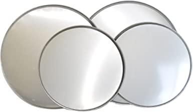 Range Kleen Silver, Round, Stove Burner Covers - Set of 4