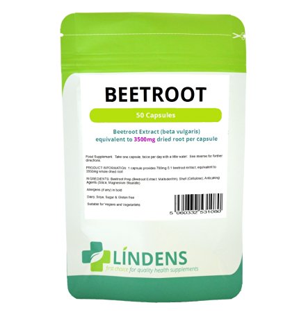 Super Strength Beetroot Extract 3500mg 50 capsules
