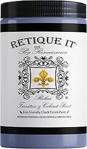 Retique It Chalk Furniture Paint, 32 Fl Oz (Pack of 1), 63 Queen's Wreath