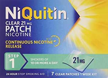 NiQuitin 21mg Clear 24 Hour 7 Patches Step 1