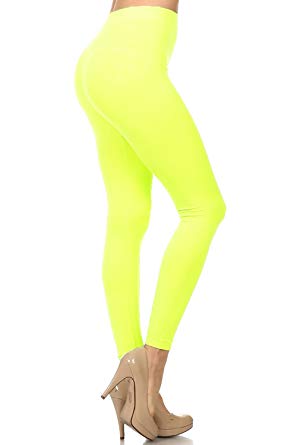NeonNation Colored Seamless Leggings Athletic Pants Costume Party Tights Quality