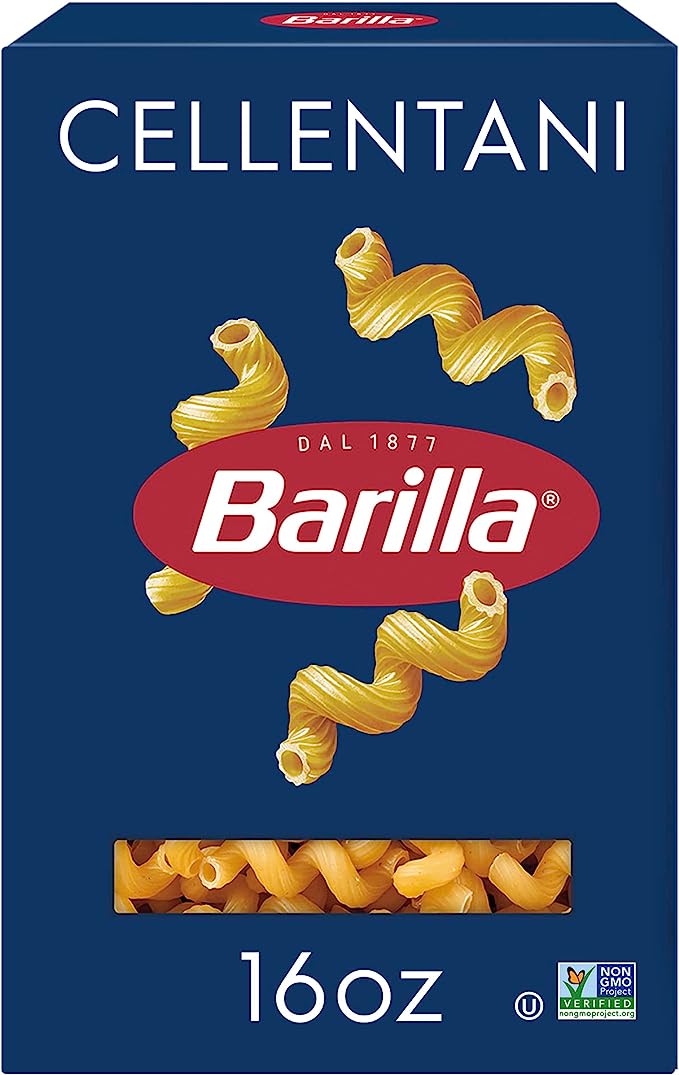 Barilla Pasta, Cellentani Pasta, Cavatappi Pasta, 16 Ounce