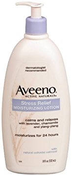 Aveeno Body Moisture Stress Relief Moisturizing Lotion, 18  Ounce