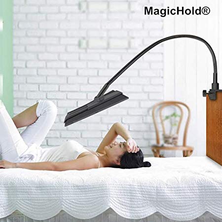 Magichold 360 Degree Rotating Bed Tablet Mount Holder Stand Compatible with Ipad Pro 12.9 inch,Ipad Air,Ipad Mini & Tablets, The Longest 36 Inch,Turns Any Angle,Black