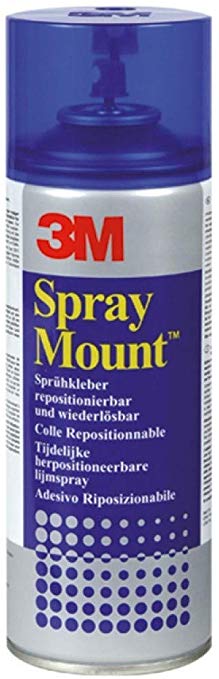 3M SprayMount Permanent Spray Adhesive 1 Can 400 ml