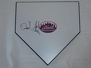 Daniel Murphy Signed Home Plate New York Mets Autographed Exact Proof - MLB Game Used Bases