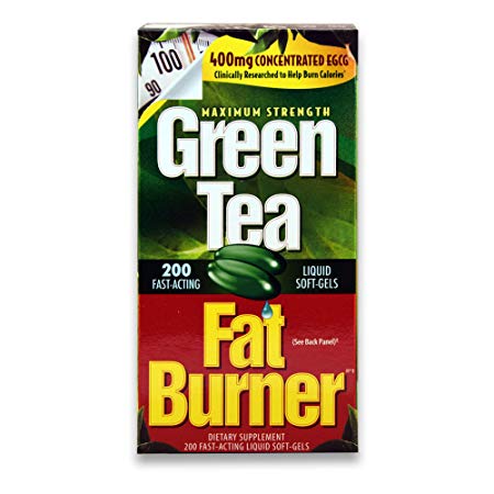 Green Tea Fat Burner Dietary Supplement 200 soft gels