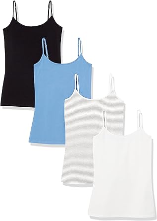 Amazon Essentials Women's 4-Pack Slim-Fit Camisole