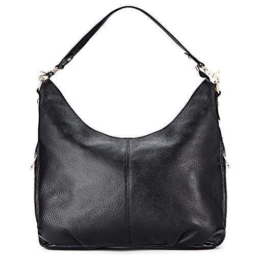 GRM Genuine Leather Shoulder Bag Hobo Handbag Crossbody Bag for Women Ladies