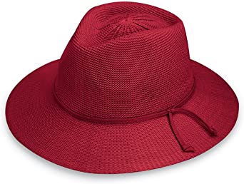 Wallaroo Hat Company Women’s Victoria Fedora Sun Hat – UPF 50 , Adjustable, Packable, Modern Style, Designed in Australia