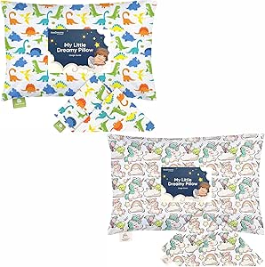 KeaBabies Toddler Pillowcase for 13X18 Pillow - Organic Toddler Pillow Case for Boy, Kids - 100% Natural Cotton Pillowcase for Miniature Sleepy Pillows - Pillow Sold Separately