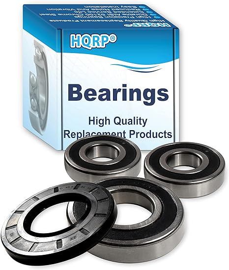 HQRP Bearing and Seal Kit Compatible with Samsung WF306 WF316 WF317 WF328 WF337 WF338 WF339 WF428 WF431 WF438 WF448 WF461 WF501 WF511 WF520 DC62-00156A DC97-14604A DC97-16151A Washer Tub