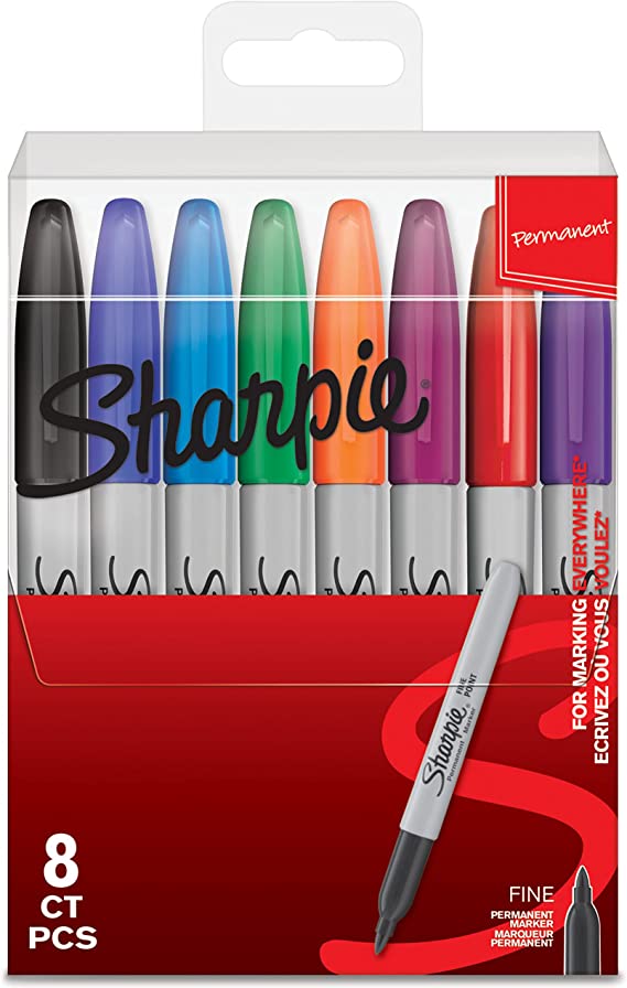 Sharpie Fine Point Permanent Marker Pack of 8