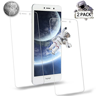 [2-Pack] Huawei Honor 6X Glass Screen Protector, Auideas Huawei Honor 6X- [9H Hardness] [Scratch Resistance] [Bubble Free] Tempered Glass Screen Protector