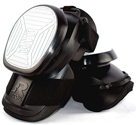 Recoil Knee Pads for Work - Professional Heavy Duty Spring Loaded Kneepads for Construction, Tiling, Flooring, Roofing and General DIY
