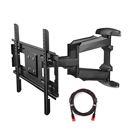 suptek Articulating Full Motion TV Wall Mount Bracket for 32"-75" LED LCD Plasma TVs up to 165 lbs with VESA up to 600x400 mm MA80A