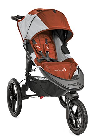 Baby Jogger 2016 Summit X3 Single Jogging Stroller - Orange/Gray