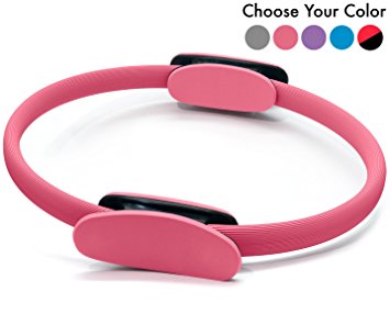 Pilates Ring – Premium Magic Circle , With Carrying Bag , Tool For Finding Your Center   Bonus eBook