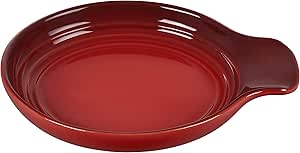 Le Creuset Signature Stoneware Spoon Rest, 6 Inches, Cerise