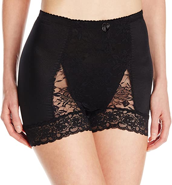 Ahh By Rhonda Shear Women's Pin Up Lace Control Full Coverage Panty