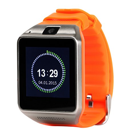 Scinex® SW10 16GB Bluetooth Smart Watch GSM Phone - Orange (US Warranty)