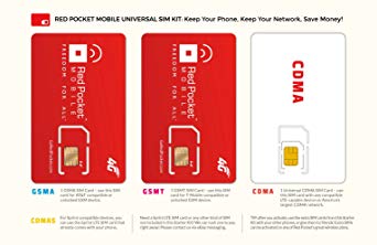 Red Pocket Mobile Universal SIM Kit