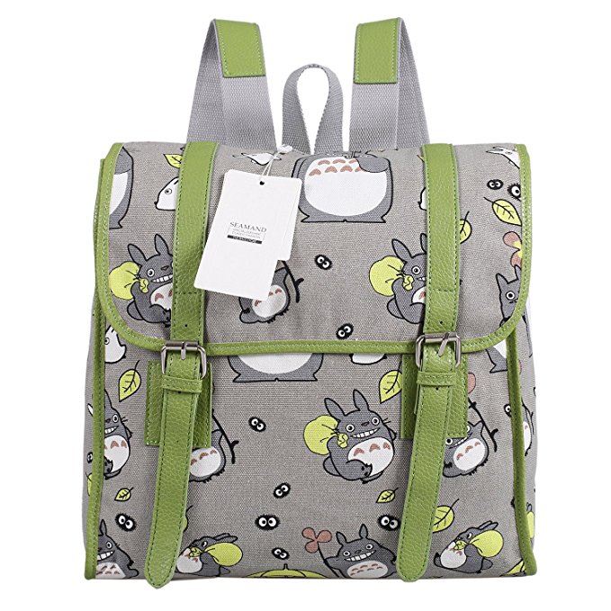 Seamand Anime My Neighbor Totoro Backpack Bag School Bag