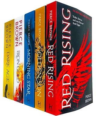 Red Rising Series Collection 5 Books Set Bundle By Pierce Brown (Red Rising, Golden Son, Morning Star, Iron Gold, Dark Age)