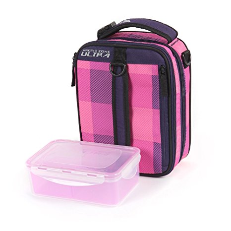 Arctic Zone High Performance Expandable Lunch Pack, Pink/Purple