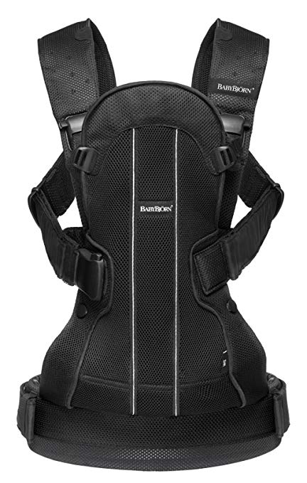 BABYBJORN Baby Carrier We - Black, Mesh