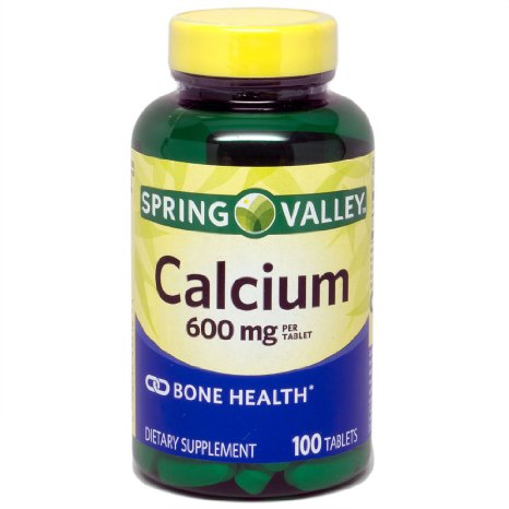 Spring Valley - Calcium 600 mg 100 Coated Tablets