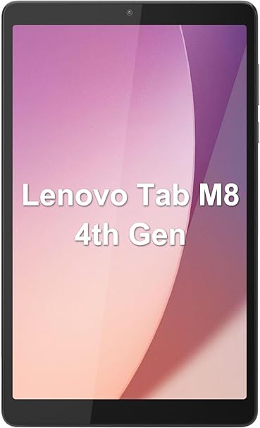 Lenovo 2023 Tab M8 (4th Gen) 8" Tablet, WiFi, 32GB Storage, 2GB LPDDR4x Memory, 8" 350nits Touchscreen Display, MediaTek Helio A22 Processor, Android 12, Arctic Grey, BROAG Cable